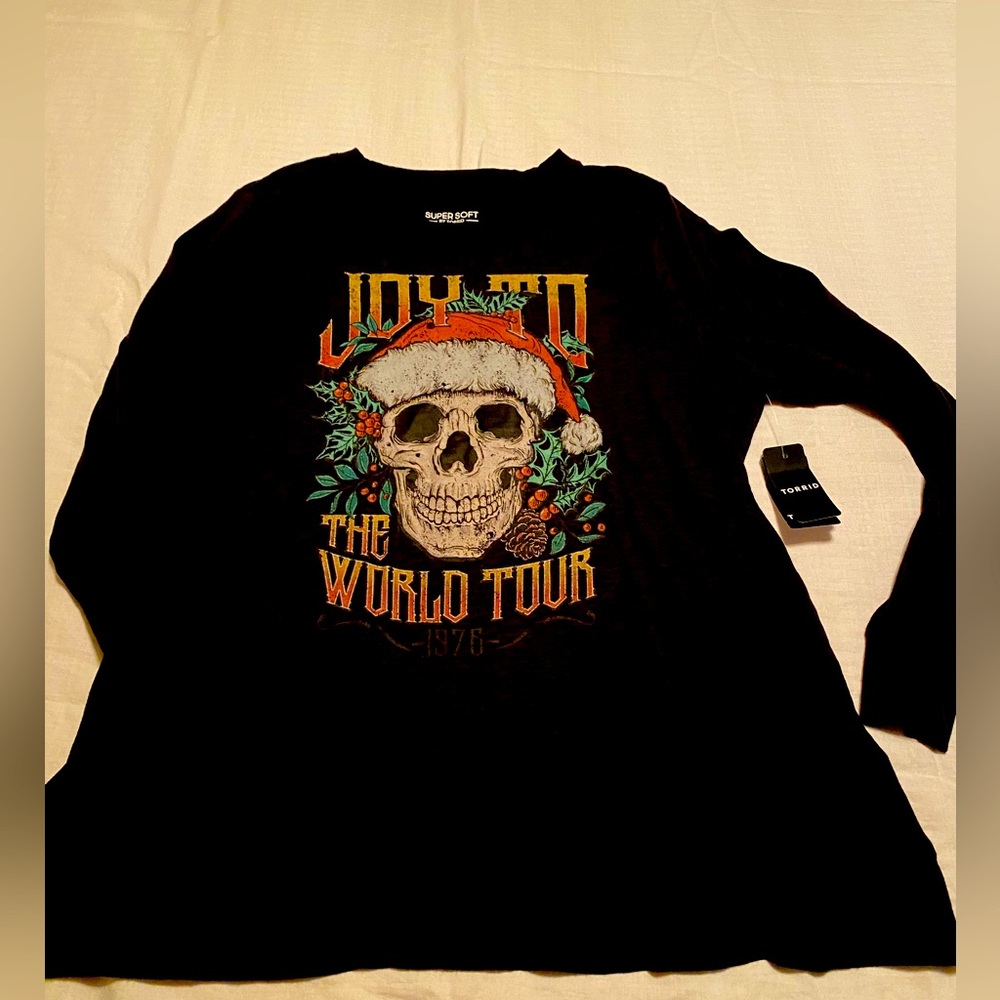 Torrid Joy to the World Skull Tee